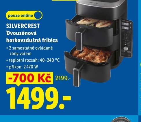 SILVERCREST Dvouzónová horkovzdušná fritéza - Lidl aktualniletaky.eu