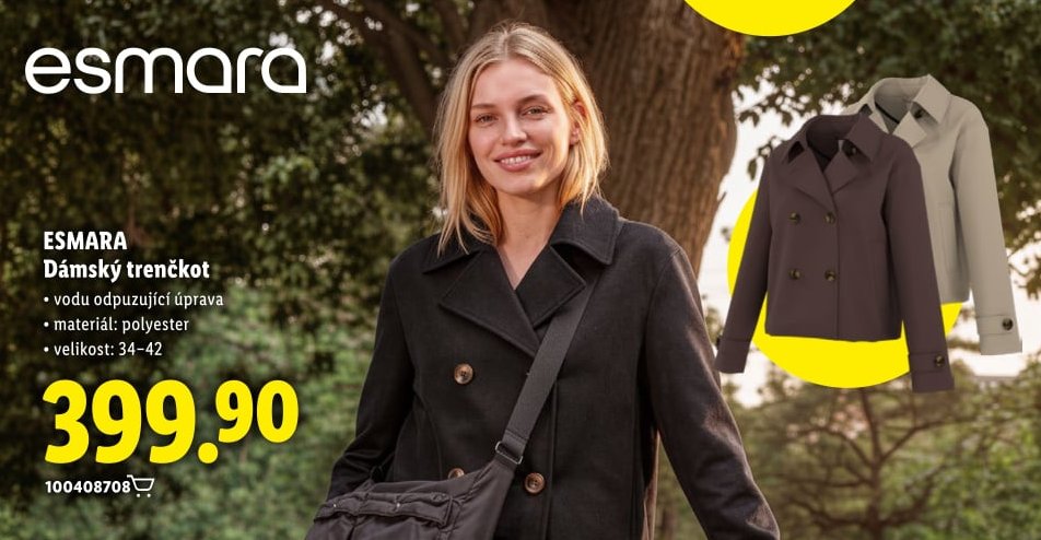 ESMARA Dámský trenčkot - Lidl aktualniletaky.eu