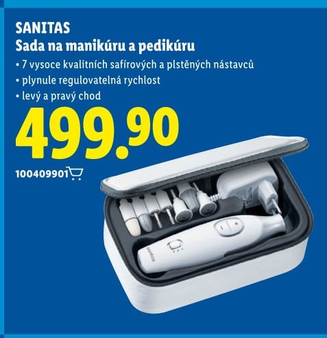 SANITAS Sada na manikúru a pedikúru - Lidl aktualniletaky.eu