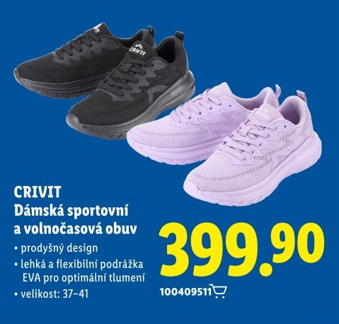 CRIVIT Dámská sportovní a volnočasová obuv - Lidl aktualniletaky.eu