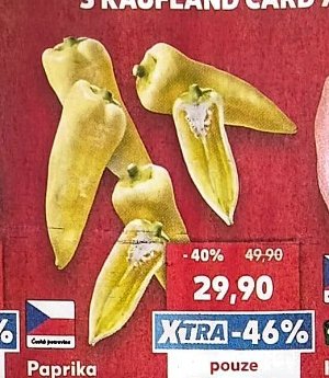 Paprika bílá 1 kg - Kaufland aktualniletaky.eu