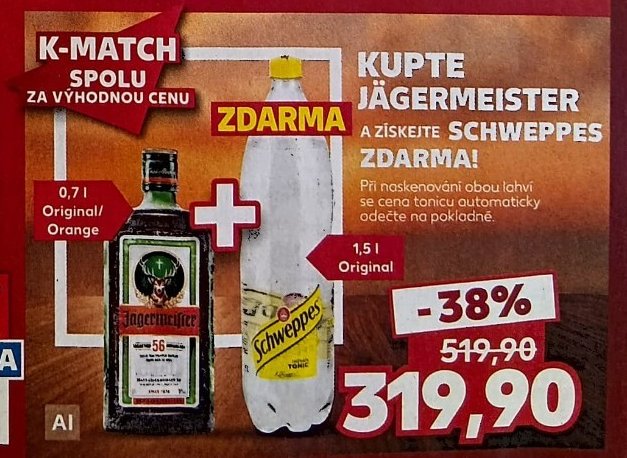 Jägermeister + Schweppes - Kaufland aktualniletaky.eu