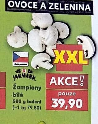 Žampiony bílé - Kaufland aktualniletaky.eu