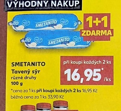 SMETANITO Tavený sýr - Kaufland aktualniletaky.eu