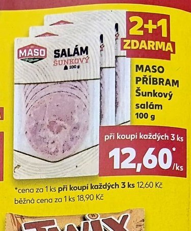 MASO PŘIBRAM Šunkový salám - Kaufland aktualniletaky.eu