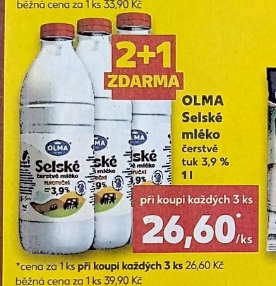 OLMA Selské mléko - Kaufland aktualniletaky.eu