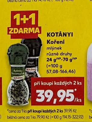 KOTÁNYI Koření - Kaufland aktualniletaky.eu