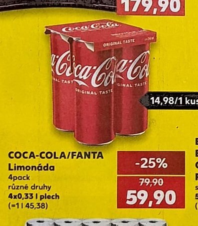 COCA-COLA 4-pack - Kaufland aktualniletaky.eu