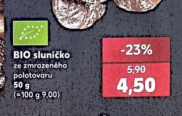 BIO sluníčko - Kaufland aktualniletaky.eu
