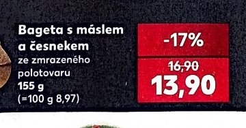 Bageta s máslem a česnekem - Kaufland aktualniletaky.eu