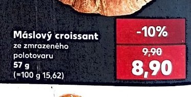Máslový croissant - Kaufland aktualniletaky.eu