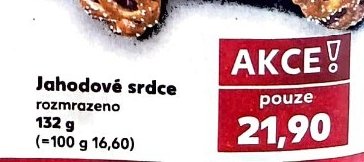 Jahodové srdce - Kaufland aktualniletaky.eu