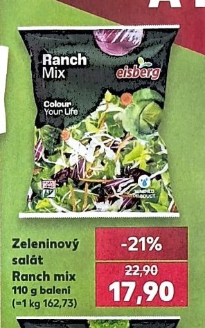 Zeleninový salát Ranch mix - Kaufland aktualniletaky.eu