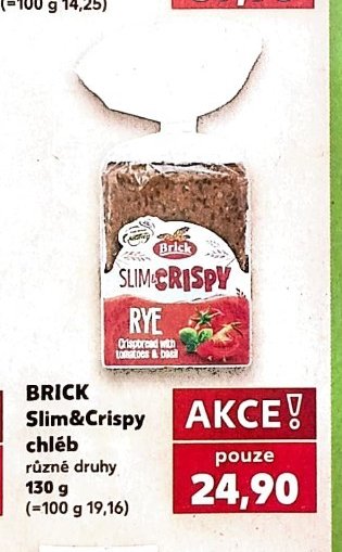 BRICK Slim&Crispy chléb různé druhy - Kaufland aktualniletaky.eu