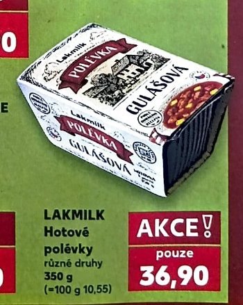 LAKMILK Hotové polévky různé druhy - Kaufland aktualniletaky.eu