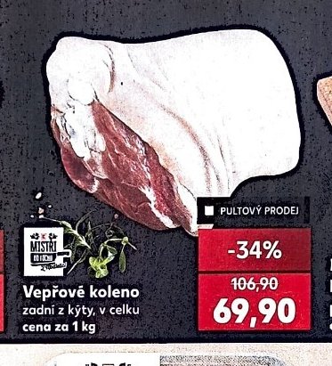 Vepřové koleno zadní z kýty - Kaufland aktualniletaky.eu