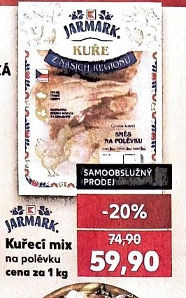 Jarmark kuřecí mix na polévku - Kaufland aktualniletaky.eu