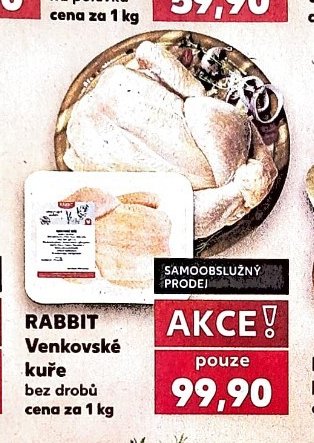 Rabbit venkovské kuře - Kaufland aktualniletaky.eu