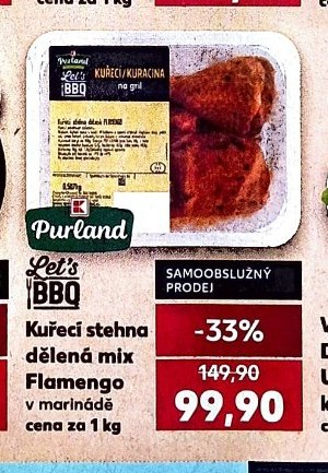 Purland kuřecí stehna dělená mix Flamengo - Kaufland aktualniletaky.eu