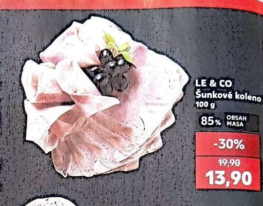 LE & CO Šunkové koleno - Kaufland aktualniletaky.eu