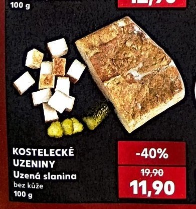 KOSTELECKÉ UZENINY Uzená slanina - Kaufland aktualniletaky.eu