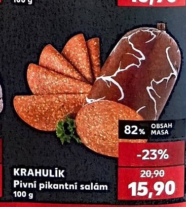 KRAHULÍK Pivní pikantní salám - Kaufland aktualniletaky.eu