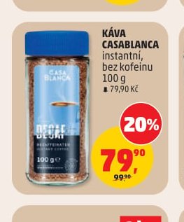 KÁVA CASABLANCA instantní, bez kofeinu - Penny Market aktualniletaky.eu
