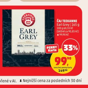 ČAJ TEEKANNE EARL GREY - Penny Market aktualniletaky.eu