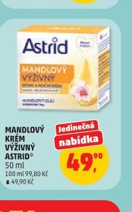 MANDLOVÝ KRÉM VYŽIVNÝ ASTRID - Penny Market aktualniletaky.eu