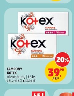 TAMPONY KOTEX - Penny Market aktualniletaky.eu