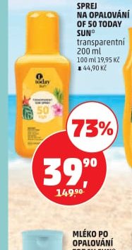 SPREJ NA OPALOVÁNÍ OF 50 TODAY SUN - Penny Market aktualniletaky.eu