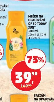 MLÉKO NA OPALOVÁNÍ OF 50 TODAY SUN - Penny Market aktualniletaky.eu