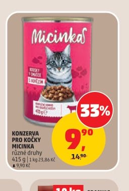 Konzerva pro kočky Micinka - Penny Market aktualniletaky.eu
