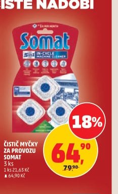 Čistič myčky za provozu Somat - Penny Market aktualniletaky.eu