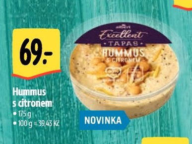Hummus s citronem - Albert aktualniletaky.eu