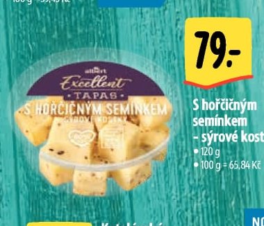 S hořčičným semínkem - sýrové kostky - Albert aktualniletaky.eu