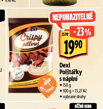 Dexi Polštářky s náplní - Albert aktualniletaky.eu