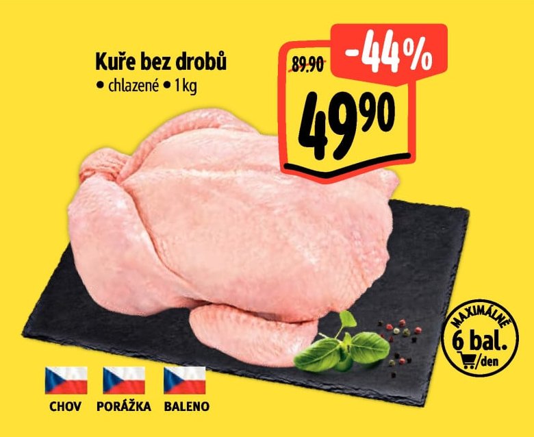 Kuře bez drobů