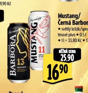 Mustang / Černá Barbora