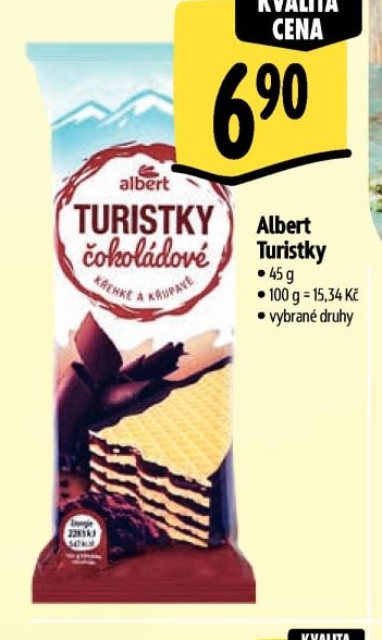 Albert Turistky čokoládové