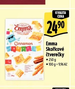 Emma Skořicové čtverečky