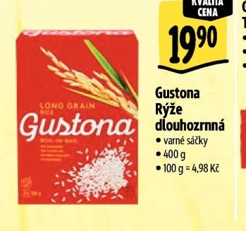 Gustona Rýže dlouhozrnná