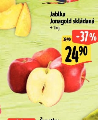 Jablka Jonagold skládaná