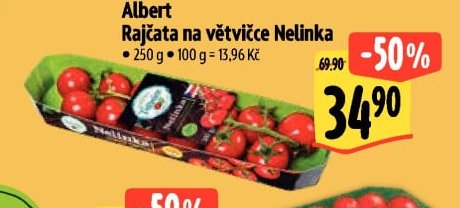 Albert Rajčata na větvičce Nelinka