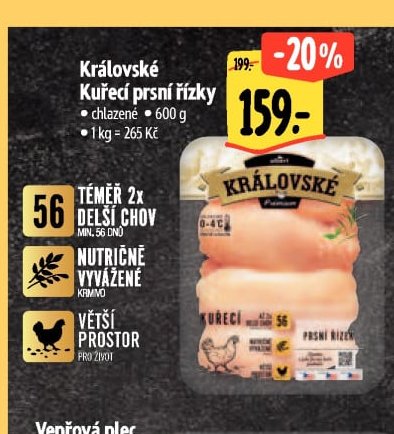 Královské kuřecí prsní řízky