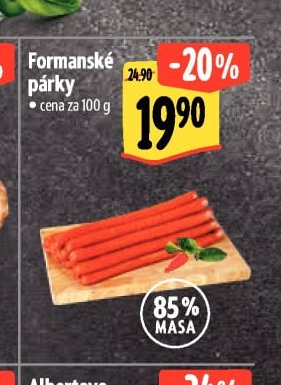 Formanské párky - Albert aktualniletaky.eu