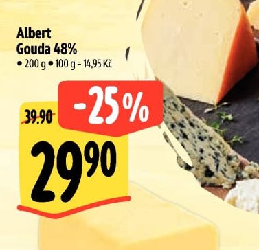 Albert Gouda 48% - Albert aktualniletaky.eu