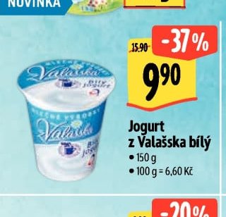 Jogurt z Valašska bílý