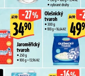 Jaroměřický tvaroh - Albert aktualniletaky.eu