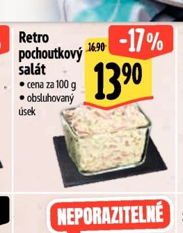 Retro pochoutkový salát - Albert aktualniletaky.eu
